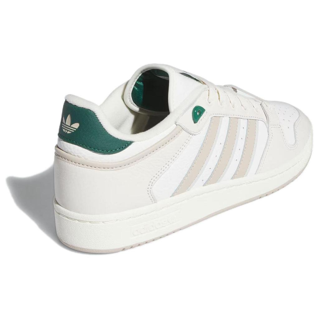 Adidas Originals Centennial Non-Slip Shock Absorbing Durable Low-Top Skate Shoes Unisex Skate Shoes White Green ID6214