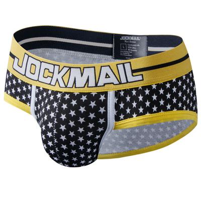 Briefs Cotton Pentagram Print  Low-rise Men's Underwear