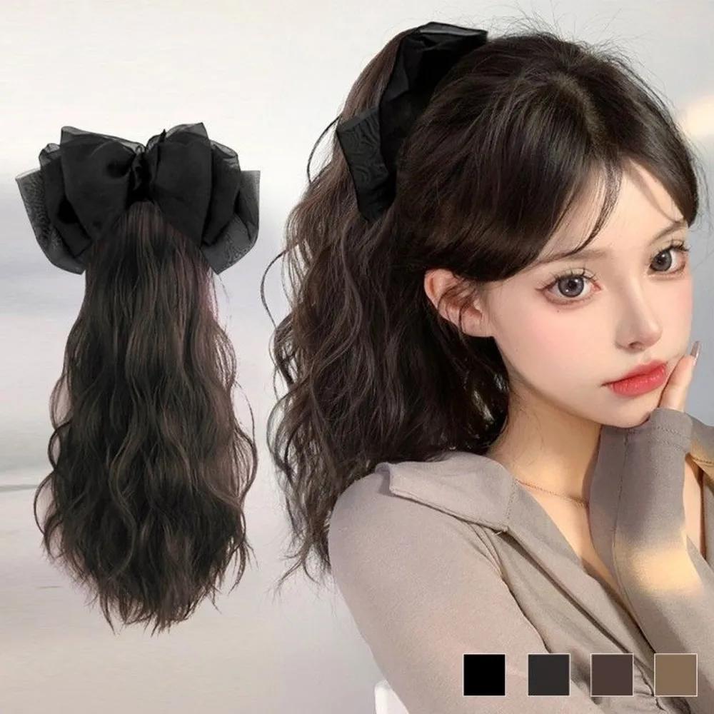 Detachable Butterfly Hairpin Clip Wig SD-221190 dark brown