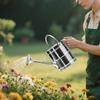 Practical Stainless Steel Watering Can Removable Spray Head Versatile Garden Water Dispenser for Indoor Potted Plants