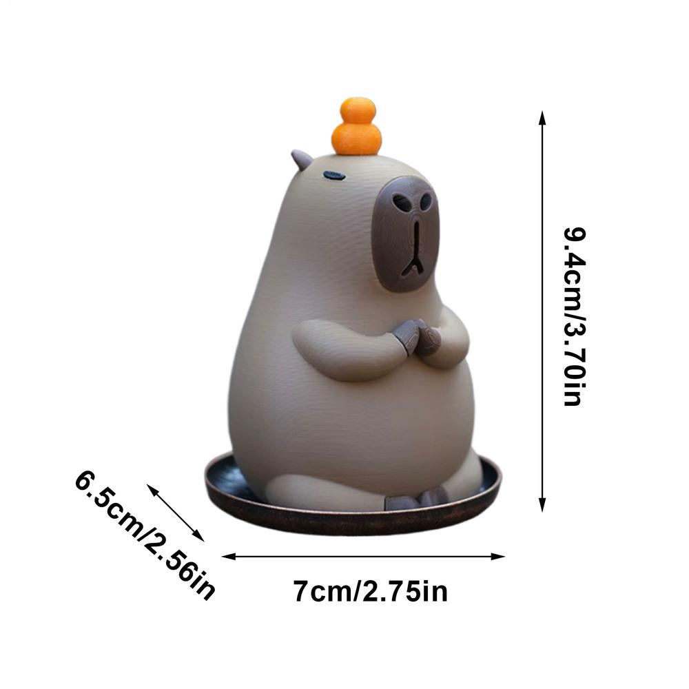Capybara Incense Burner, cute unique capybara incense burner, a desktop ornament for relaxation and aromatherapy, for home