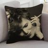 Sänger David Bowie Niedliche Cartoon L Spiel Kissenbezug Kissenhülle Polster Sofa Wurfkissen Heimdekoration Kissenbezug