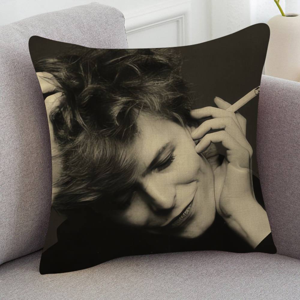 Sänger David Bowie Niedliche Cartoon L Spiel Kissenbezug Kissenhülle Polster Sofa Wurfkissen Heimdekoration Kissenbezug