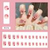 Nude Pink Cat Eye Press-On Nails 30Pcs Reusable Glossy Translucent False Nails With Gel-Like Shine & Easy Removal