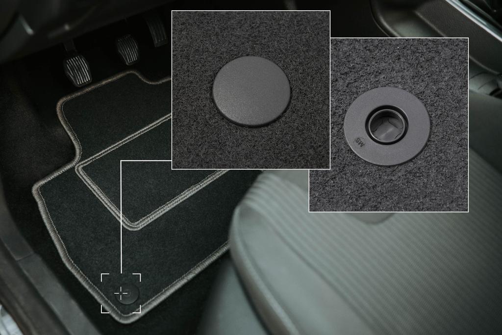 Driver Velour Floor Mat For: Renault Trafic Iii Complete (2016-)