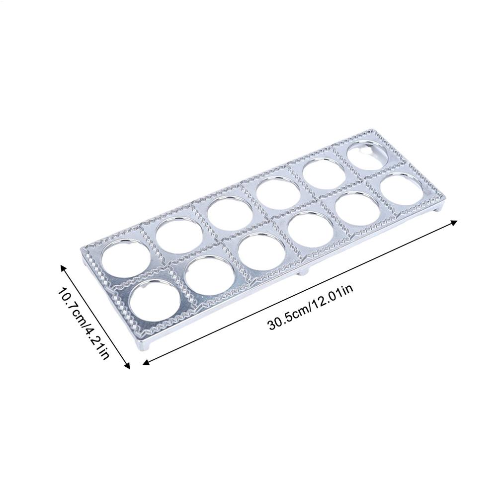 Aluminum Alloy Tortellini Maker Pasta Form Meat Dumpling Mold 12/37 Holes Dumpling Pastry Pressure Cutter Home Kitchen Tools