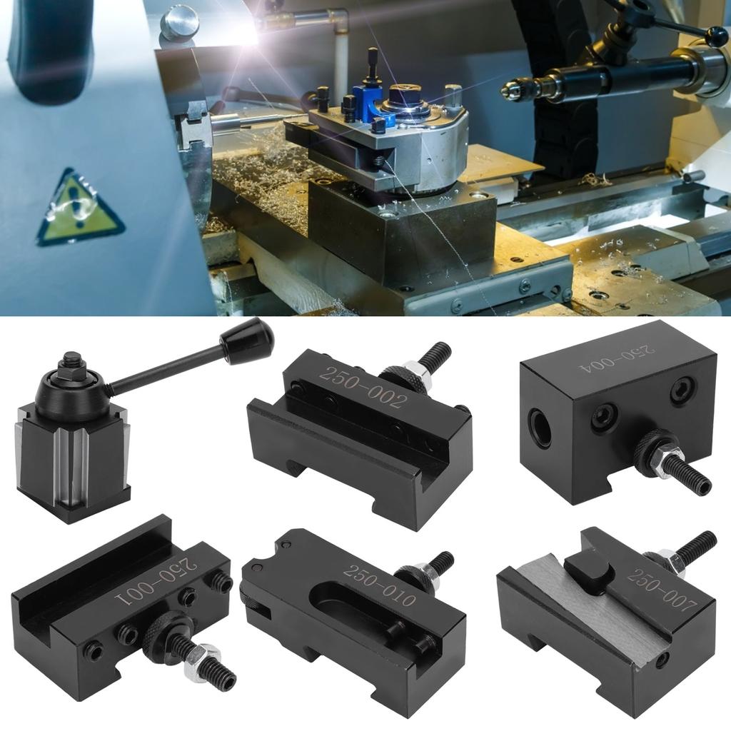 2500 Werkzeughalter-Kit, Keilkolben-Werkzeughalter aus Schnellarbeitsstahl für CNC-Drehwerkzeuge