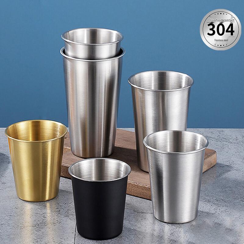Jimei Jiduo Industrial Style 304 Stainless Steel Cold Drink Cup