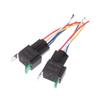 4/5Pin Waterproof 12V 30A Fuse Relay Switch With 14Awg 16 Awg Wire, 12V 4/5 Pin Spst Fuse Relay For Car Truck