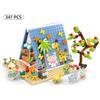 High-Quality Sluban High-Quality 341Pcs High-Quality Pink High-Quality Dream Self-assembly High-Quality Building High-Quality Blocks Collection kit