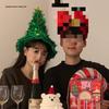 Christmas Tree Hat with Cute Santa Legs - Festive Headwear for Men & Women, Perfect Christmas Gift & Photo Prop