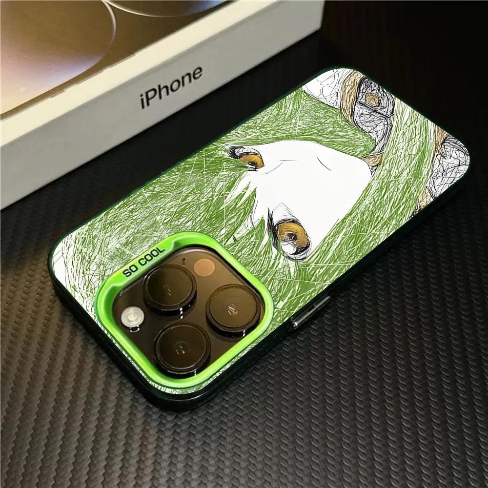 Green-haired Girl Code Geass Frosted Case for iPhone 17 Air 16 E 15 14 Plus 13 12 Mini 11 Pro Max Acrylic Sheet Silicone Cover