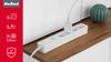 Rebel Extension Cord, 4-socket Power Strip, 3m Switch