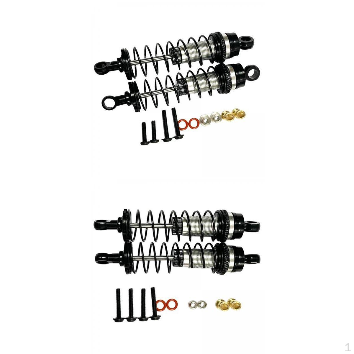 

Комплект передних и задних амортизаторов Модель Mini-T2.0 1/18 Сделай сам Черный