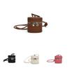 Portable Fashion Bucket Kids Shoulder Bag With Stitching Casual  Activities