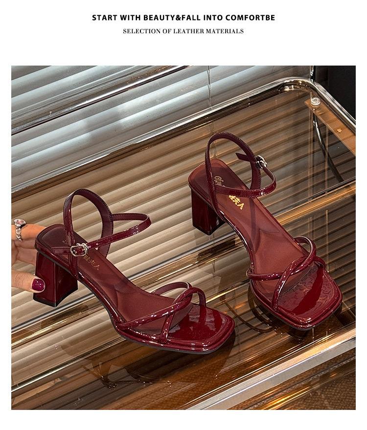 Effie Bangmei, silver high-heeled sandals, summer French temperament with skirt, not tired feet, beautiful sandals