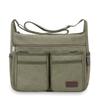 Borsa a tracolla da uomo in tela Vintage Resistente all'acqua Borsa a tracolla Cartella Borsa a spalla imbottita Borsa a mano