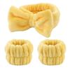 Hand-sewn Face Wash Wrist Band Waterproof Makeup Headband Headband Set
