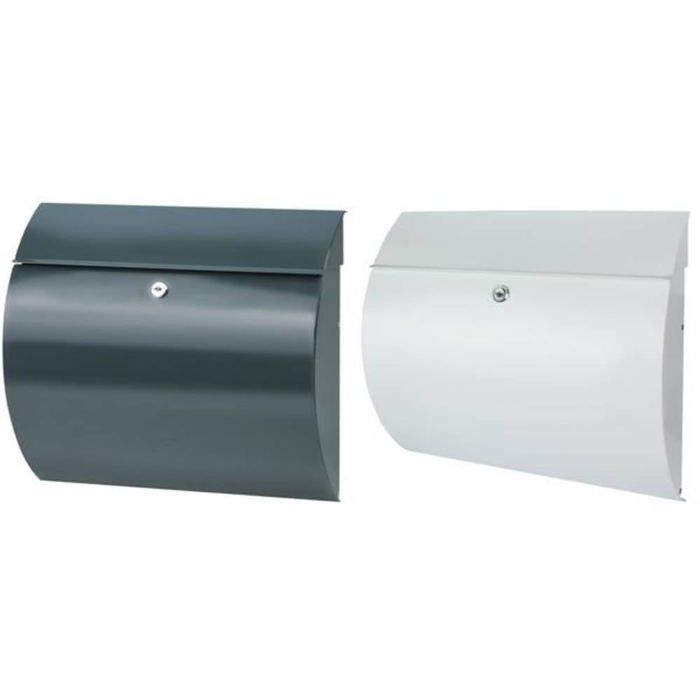 Boîte aux lettres - BURG-WÄCHTER - Toscana 856 - Acier galvanisé - Couleur Anthracite - Murale