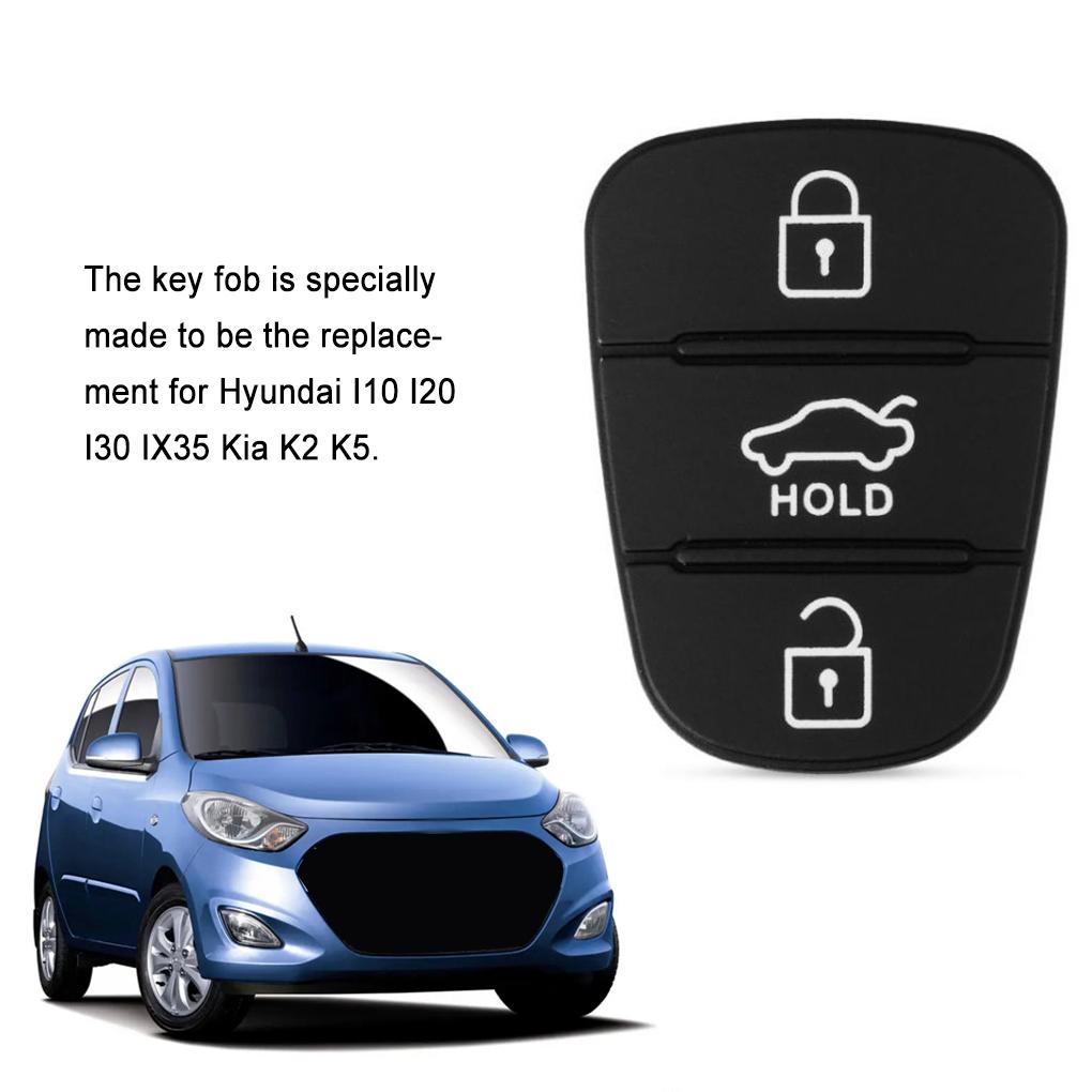 Automotive Remote Key Fob Portable Reusable Detachable Professional 3 Button Stylish Case Replacement for I10 I20 I30