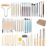 Ensemble d'outils de modelage en argile de poterie en cinq pièces pour sculpture DIY