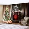 Home Decoration Christmas Snow Print Tapestry Boho Bedroom Living Room Wall Decor Background Fabric tapeçaria de natal