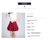 Women's Elastic High Waist Double Layer Square Dance Skirt - A-line with Large Hem and Anti-exposure Design