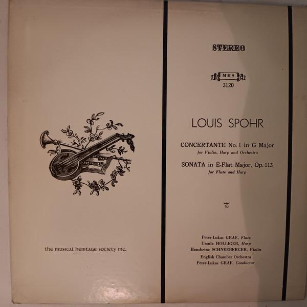 

LP Record LOUIS SPOHR URSULA HOLLIGER HAR Concertante Nr. 1 In Gdur Fur Viol MHS3120 MUSICAL HERITA US Classical Used