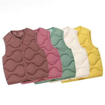 Autumn and Winter Children's Cotton Vest for Boys and Girls Light Cotton Clothing Children's Cotton Waistcoat