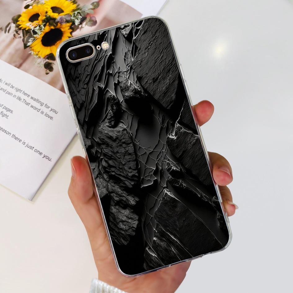 Case For Apple iPhone 7 8 Plus Cover Cute Butterfly Flower Silicone Soft Funda Protector Coque For iPhone 7 8 7plus 8plus Bumper