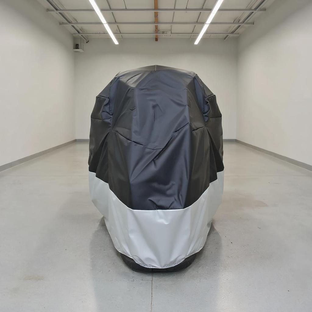 Motorcycle Cover Waterproof Outdoor Compact Waterproof Storage Cover All Season Windproof Storage Protector With Lock-Holes For