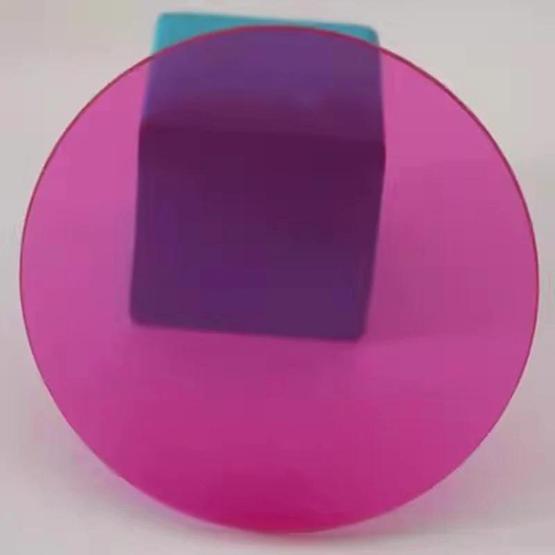Colorful Translucent Acrylic Board PMMA Plexiglass Circular Shape Tinted Plate Thick 3mm DIY/Display Projects/Wedding&Home Decor