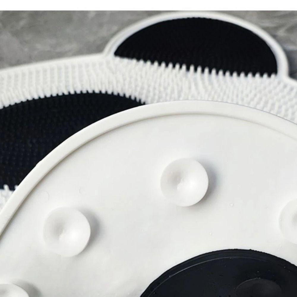 Cute Anti-slip Mat Versatile Floor Pad Feet Scrubbers Panda Massage Mat Shower Room