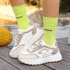 Fashion Hot Selling Women's Shoes Spring 2025 Style Thick Bottom Casual Sports Running Shoes Heightening Leisure  Rubber Outsole