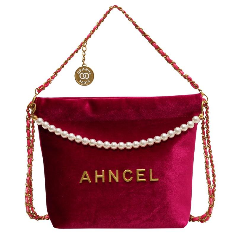 Bag women's new autumn and winter fashion diamond chain bag niche high-end textured shoulder bag