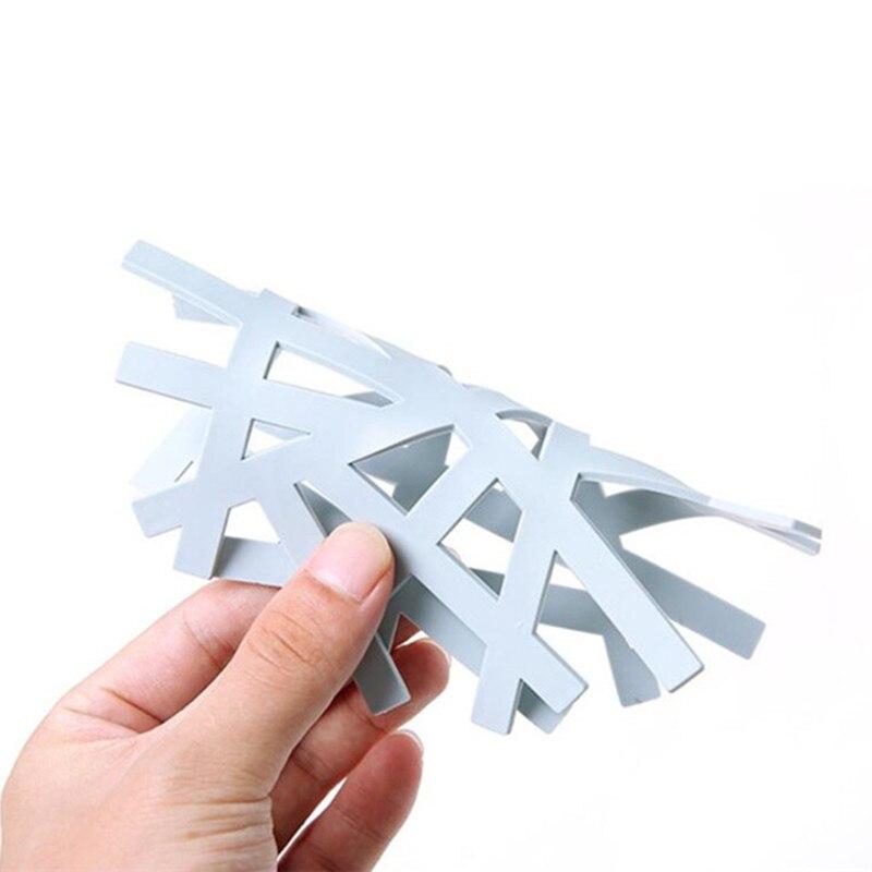 Schneeflocken Hohl Isolieruntersetzer Tisch Schüssel Matten Zuhause Weihnachten Hochzeit Deko Hitzebeständiges Platzset für Esstisch