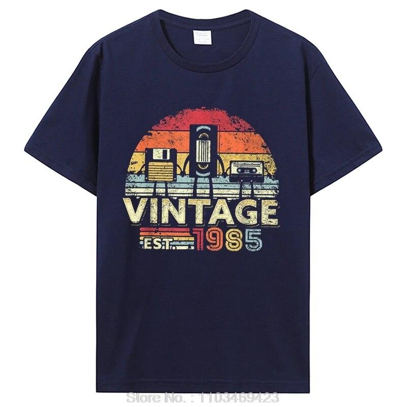 Funny Classic 1985 Original Vintage T Shirt Summer Graphic Unisex Cotton Tshirt Streetwear Birthday Awesome T-shirt Clothing
