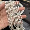 1String, White Natural Freshwater Pearls, Kexu Pearl Beads for Jewelry Making DIY Necklaces, Bracelets Crafts (Beads 4-5mm, Length 36cm)