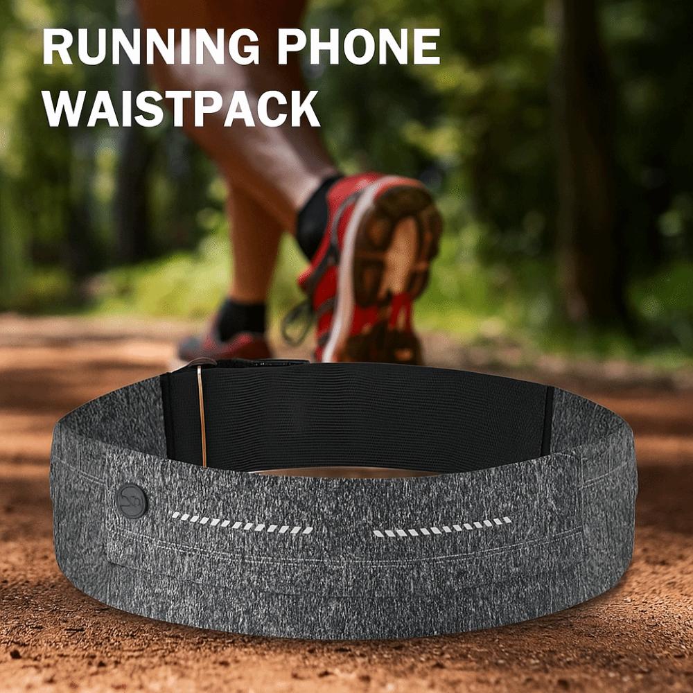 Ultra-Thin Running Waist Bag Close Fitting Sports Phone Bag Sport Mobile Waist Bag  Sports Wear