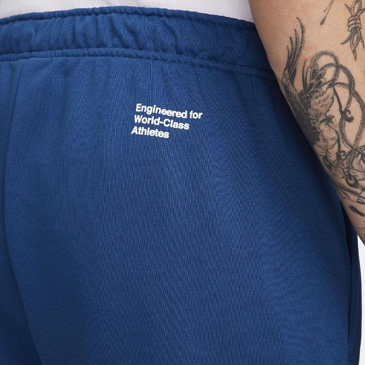 Nike Color Block Letter Logo Print Jogger Knit Pants Men Bottoms Blue FB8578-476