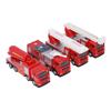 Fire Truck Toy Set Cultivate Safety Awareness Rust Proof Firefighter Play Vehicles For Above 3 Years Old Home Kindergarten