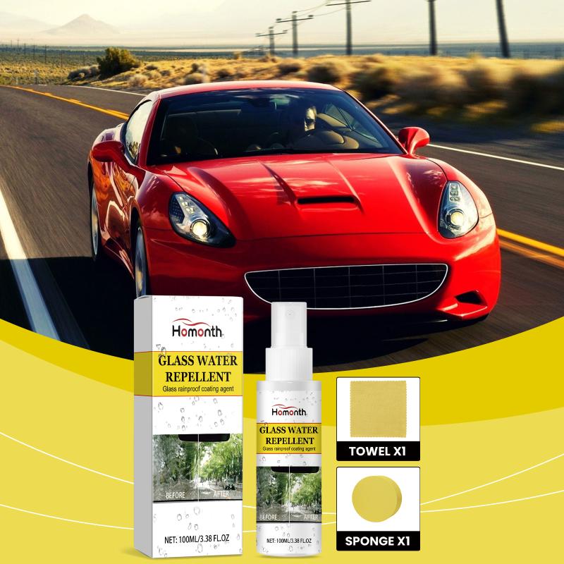 Anti Fog Car Windshield Cleaner Automotive Glass Water Repellent Easy To Apply Long Lasting Protection For Rainy Weather