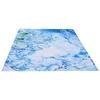 Bathroom Curtain with Hook Waterproof Elastic Hanging Shower Curtain for Home Bathtub
