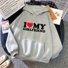 2025 Hot Couple Kangaroo Pocket Hoodie Classic Love Printed Season Woman Home Outdoor Casual Sporty Pullover Aesthetic Clothes