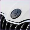 1Pcs 80/90/100MM Car Logo Front Hood Rear Trunk Badge Emblem Accessories For Skoda Sharp Sharp crystal Sharp Rapid speed Pye Ye