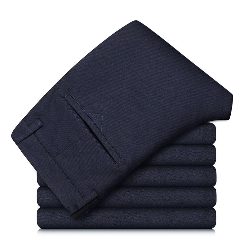 

Summer lightweight casual trousers for men Trendy slim-fit straight-leg stretch versatile everyday trousers Trendy men s trousers 40 королівський синій колір