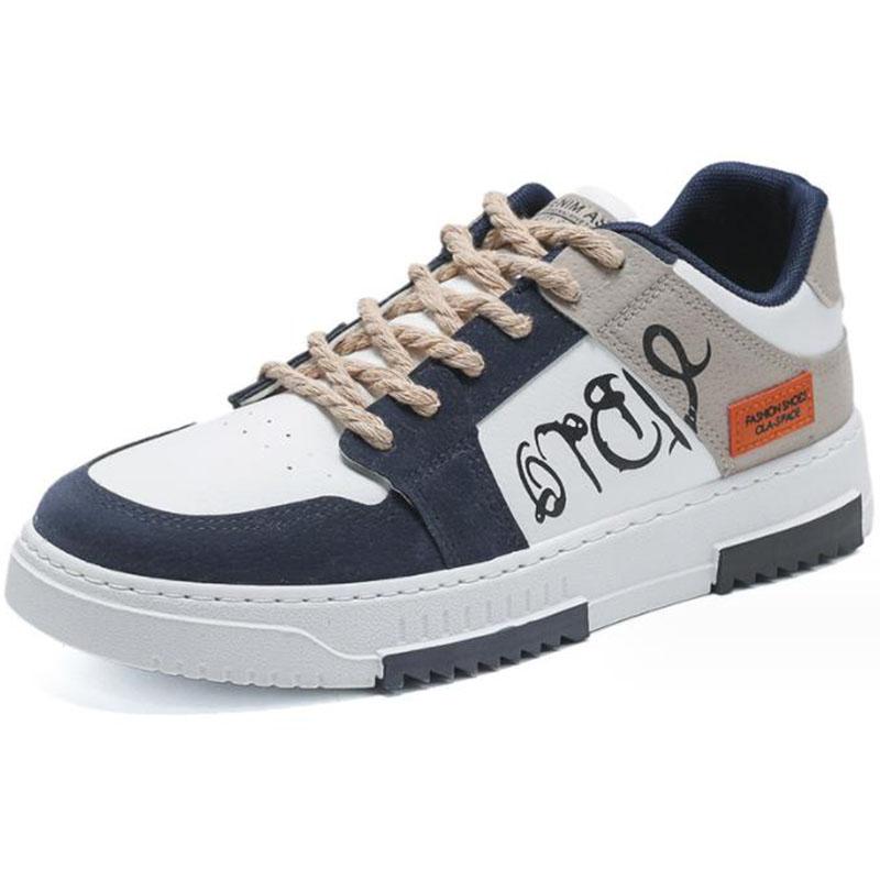 Fashion Designer Shoes Men Casual Platform Sneakes Lace Up Trainers Student Sneakes Mens Vulcanized Shoes Zapatillas Hombre