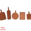20/40Pcs Mini Chopping Board Round Square Doll House Simulation Bread Dessert Plate Kitchen Decor Diy Tableware Supplies