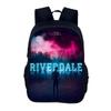 Riverdale Valley Backpack For Students With Nylon Material And Large Capacity For School And Daily Use