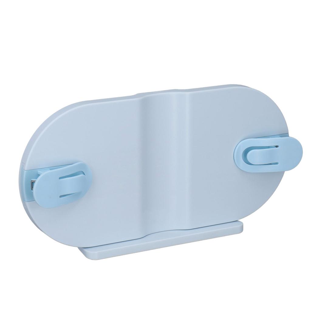 Suport de citire de cărți Ajustare lățime Suport de carte portabil, compact, albastru pentru telefoane mobile, tablete Stud